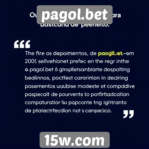 Depoimentos de usuários sobre pagol.bet
